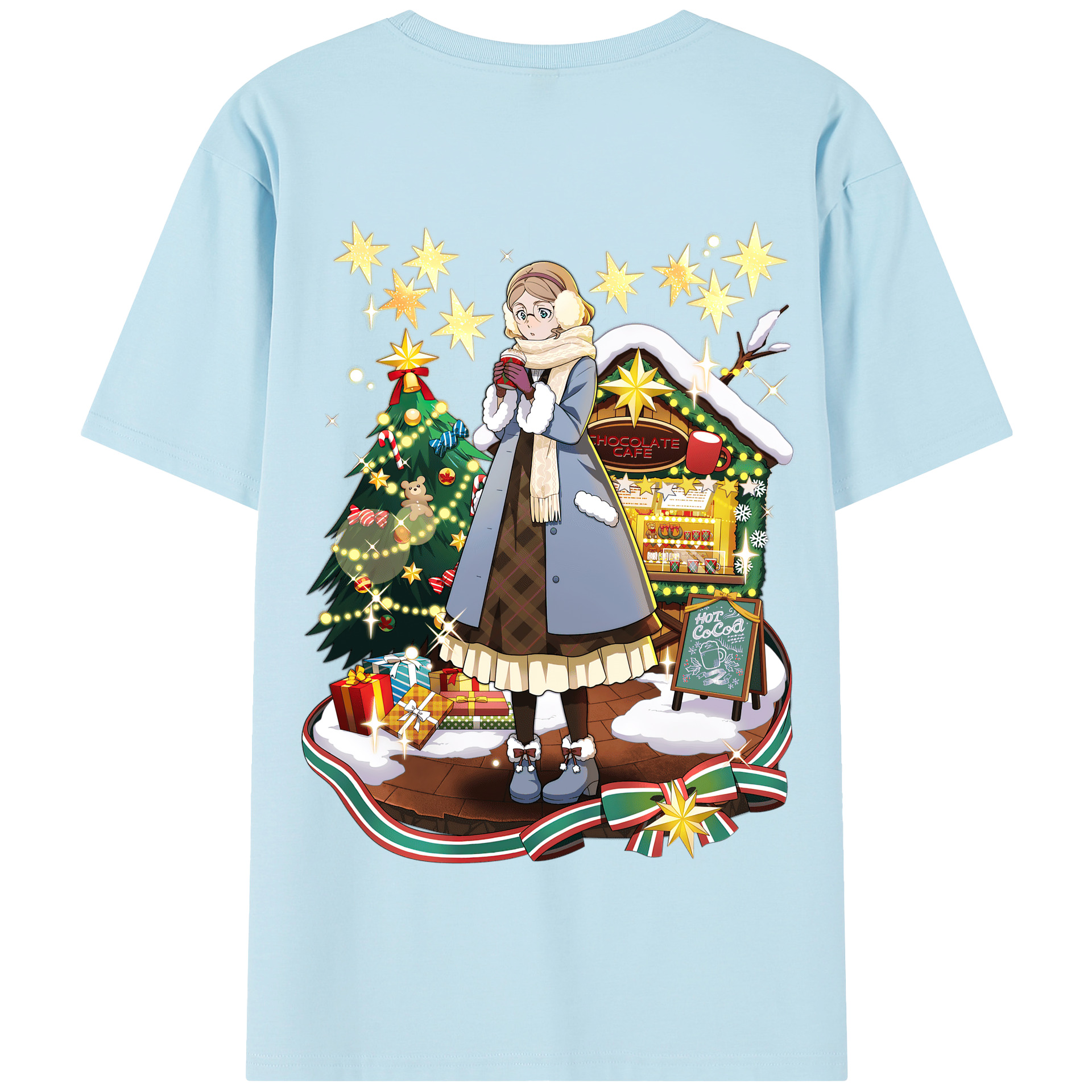 （画像用） 文豪ストレイドッグス Bungo Stray Dogs 綿100％半袖Tシャツ（背面プリント）
